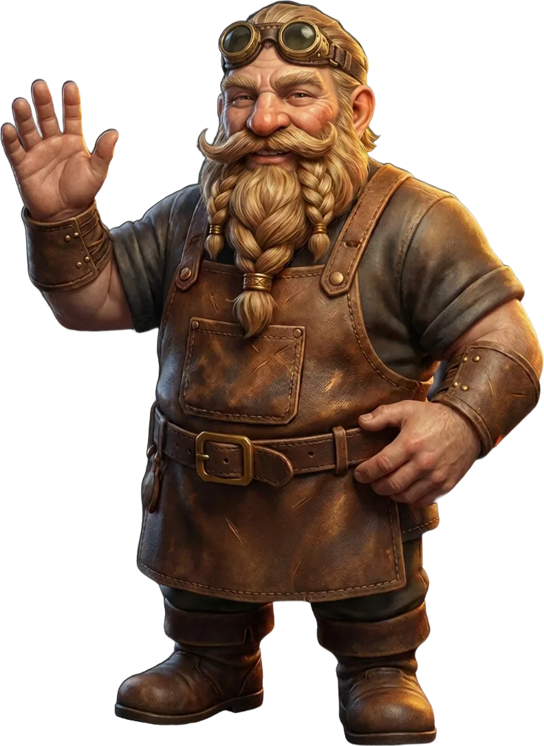 The DDH forgemaster, ready to grade your trade