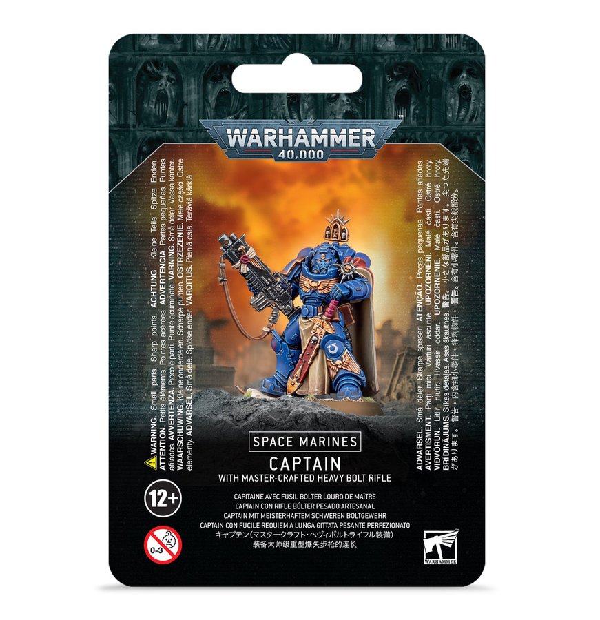 Space Marine Captain with Master-Crafted Heavy Bolt Rifle