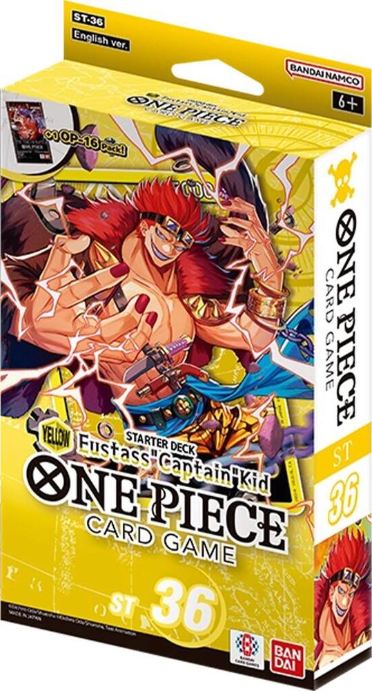 One Piece Card Game: Starter Deck 36 - YELLOW Eustass "Captain" Kid