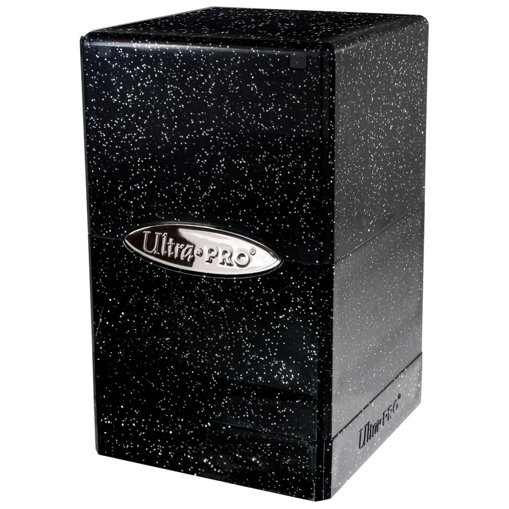 Ultra Pro: Deck Box Satin Tower Glitter Black